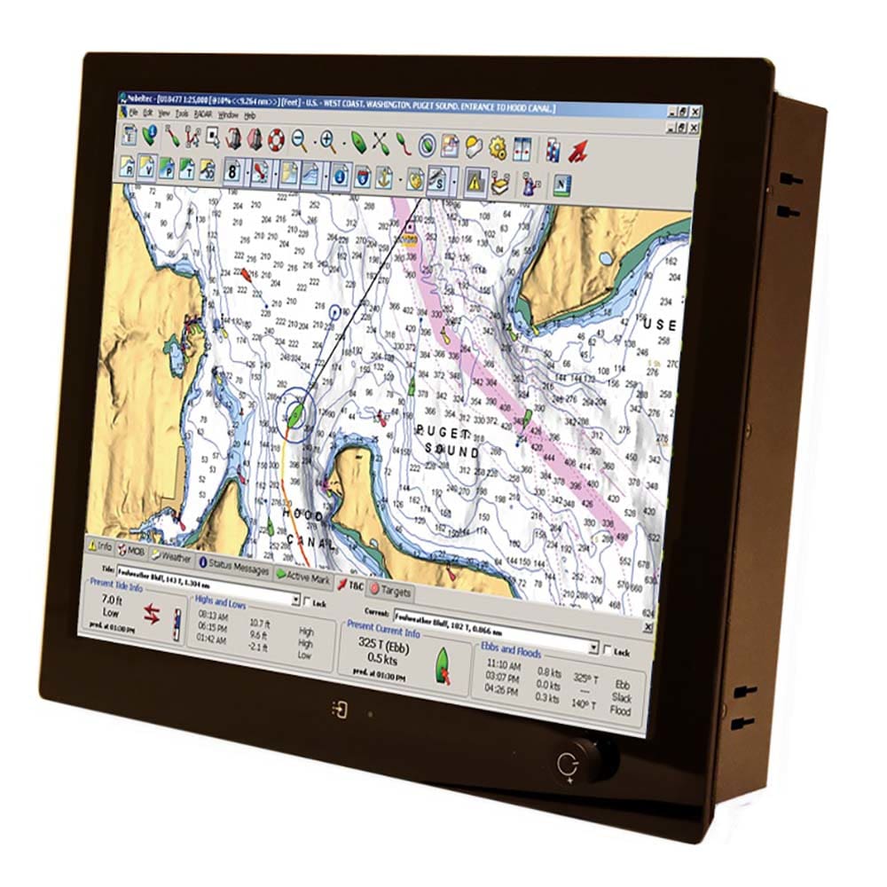 Seatronx 17 Pilothouse Touch Screen Display - Marine Navigation & Instruments | Marine Monitors - Seatronx