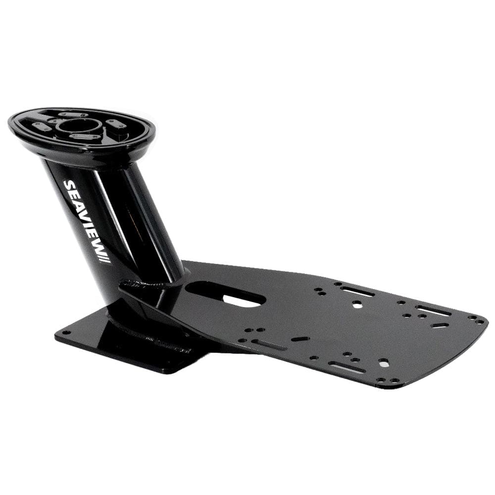 Seaview 13.25 Pre-Drilled Dual Mount f/ Most Closed Dome Radars - Black - Top Plate Required - Boat Outfitting | Radar/TV Mounts - Seaview