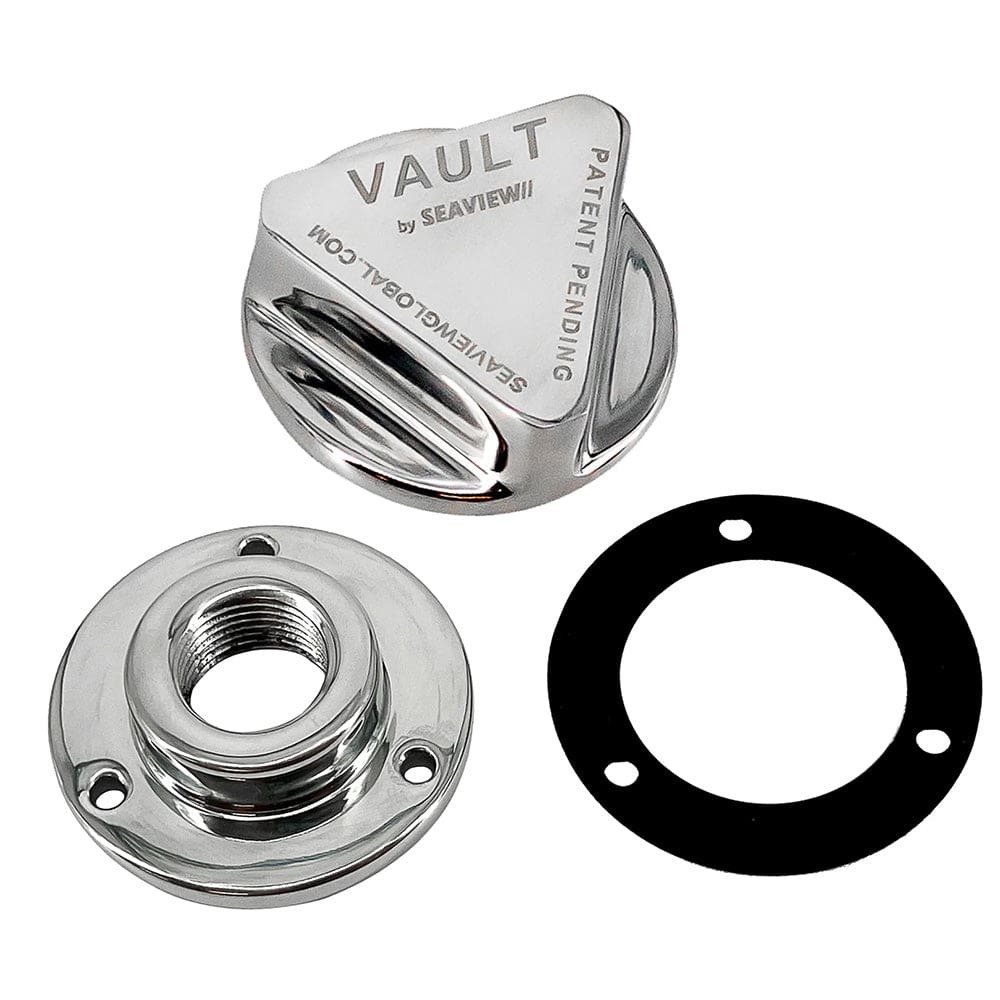 Seaview Polished Stainless Steel Vault Drain Plug & Garboard Assembly - Marine Plumbing & Ventilation | Fittings - Seaview