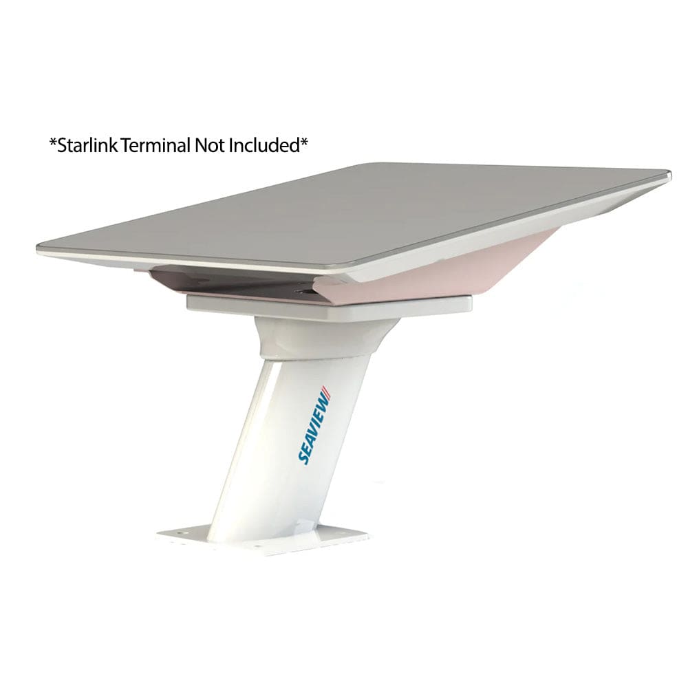 Seaview Starlink High Performance 10 Pedestal Mount w/ ADASTLKA Starlink Top Plate - Boat Outfitting | Radar/TV Mounts - Seaview