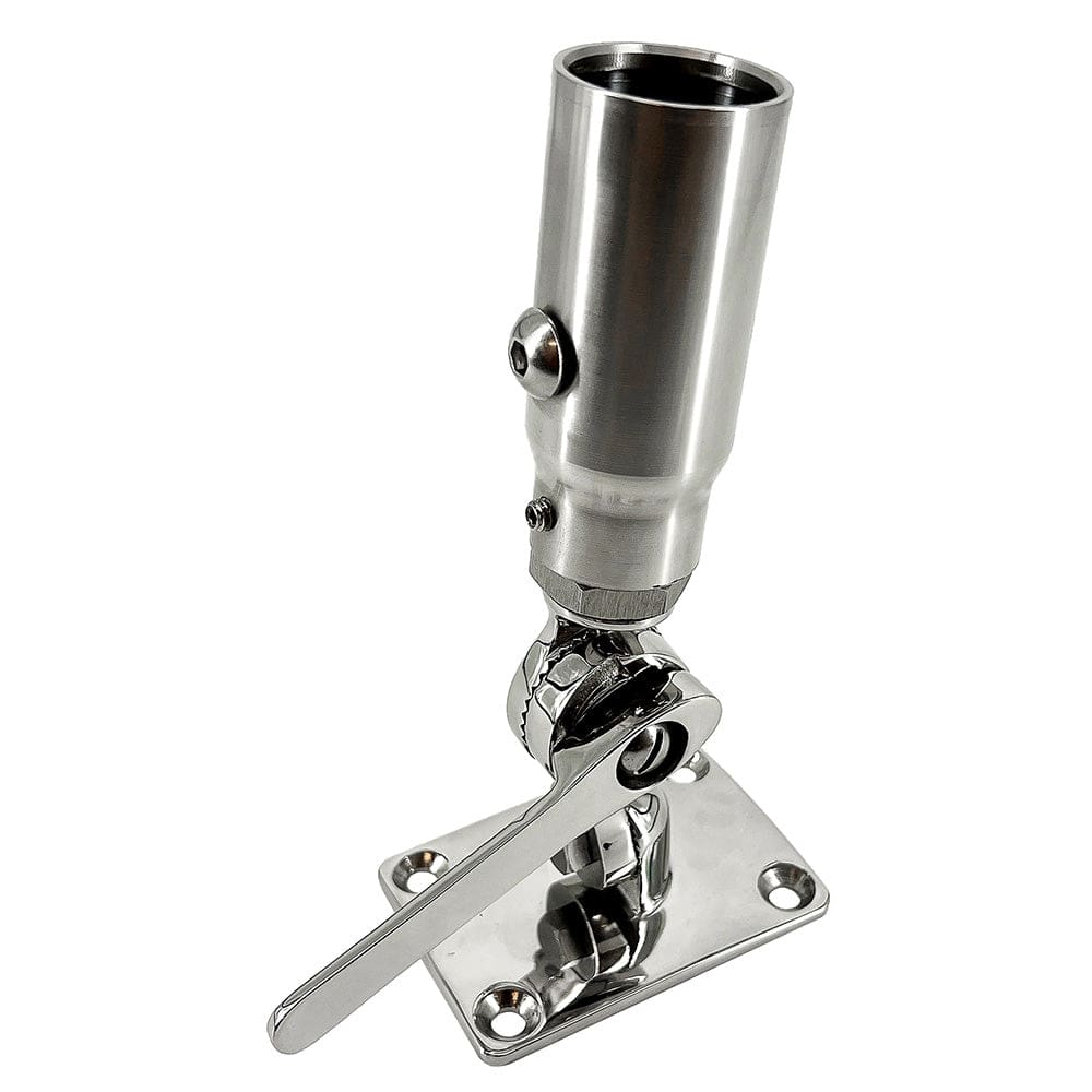 Seaview Starlink Stainless Steel 1-14 Threaded Adapter & Stainless Steel Ratchet Base - Communication | Antenna Mounts & Accessories -