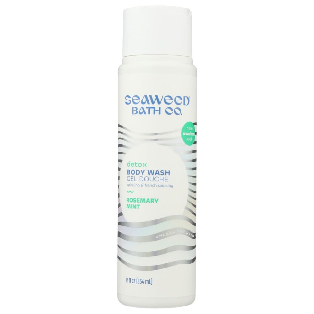 SEAWEED BATH COMPANY: Detox Body Wash Rosemary Mint 12 oz (Pack of 4) - Beauty & Body Care > Soap and Bath Preparations > Body Wash -