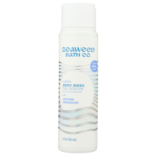 SEAWEED BATH COMPANY: Wash Bdy Calm Vetiver Geranium 12 FO (Pack of 4) - Beauty & Body Care > Soap and Bath Preparations > Soap Liquid -