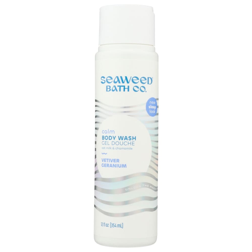 SEAWEED BATH COMPANY: Wash Bdy Calm Vetiver Geranium 12 FO (Pack of 4) - Beauty & Body Care > Soap and Bath Preparations > Soap Liquid -