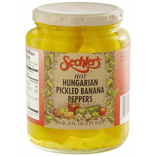 SECHLERS SECHLERS Hot Hungarian Banana Peppers, 24 oz