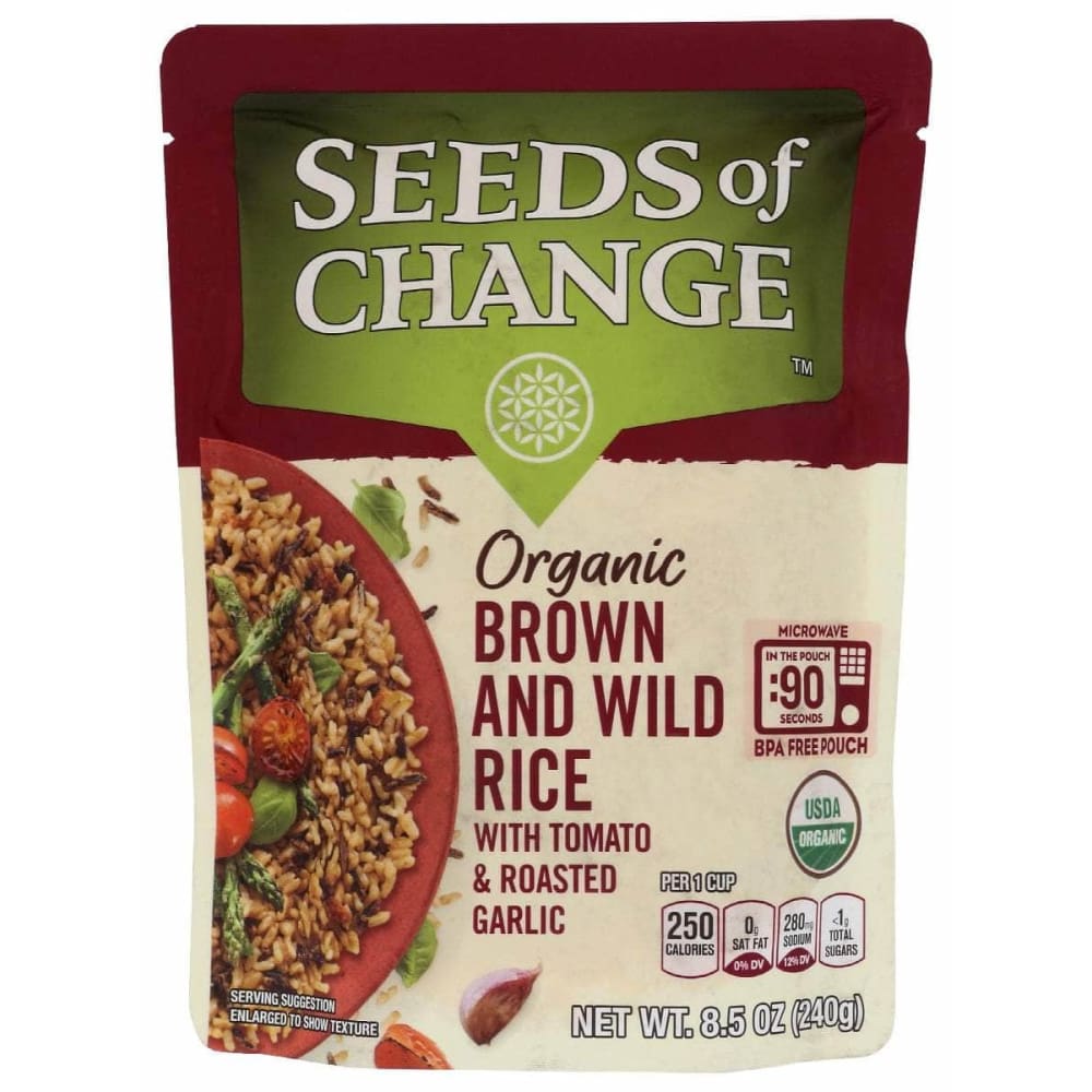 SEEDS OF CHANGE Grocery > Pantry > Rice SEEDS OF CHANGE: Rice Jsmn Wld Brw Tmt Org, 8.5 oz
