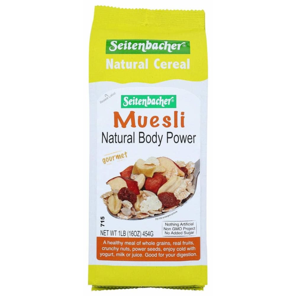 SEITENBACHER Grocery > Breakfast > Breakfast Foods SEITENBACHER: Muesli Cereal Body Power, 16 oz