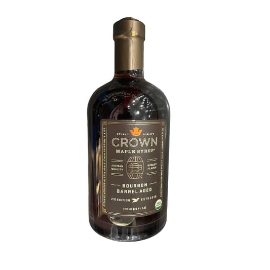 Select Quality Crown Maple Syrup Oganic Bourbon Barrel Aged Syrup 25 oz. - Select Quality