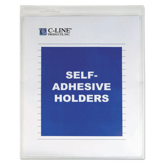 Self Adhesive Ticket Holders 50/Bx 9X12 - Organizer Pockets - C-Line Products Inc