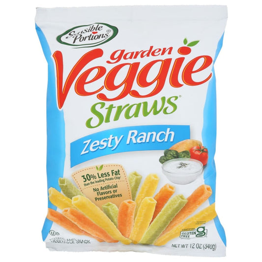 SENSIBLE PORTIONS: Chips Veg Strw Zsty Rnch 12 OZ (Pack of 4) - Grocery > Snacks > Chips > Vegetable & Fruit Chips - SENSIBLE PORTIONS