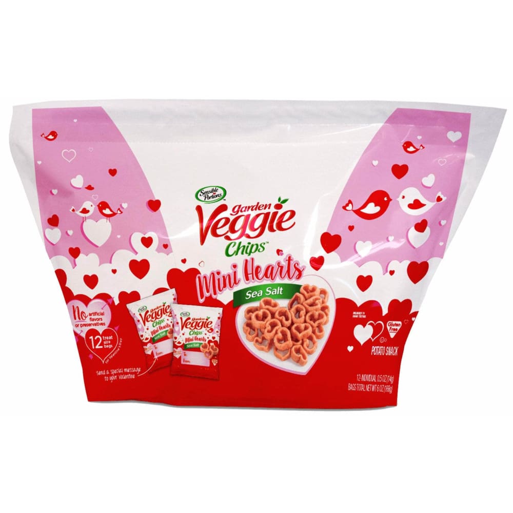 SENSIBLE PORTIONS SENSIBLE PORTIONS Garden Veggie Chips Mini Hearts, 6 oz