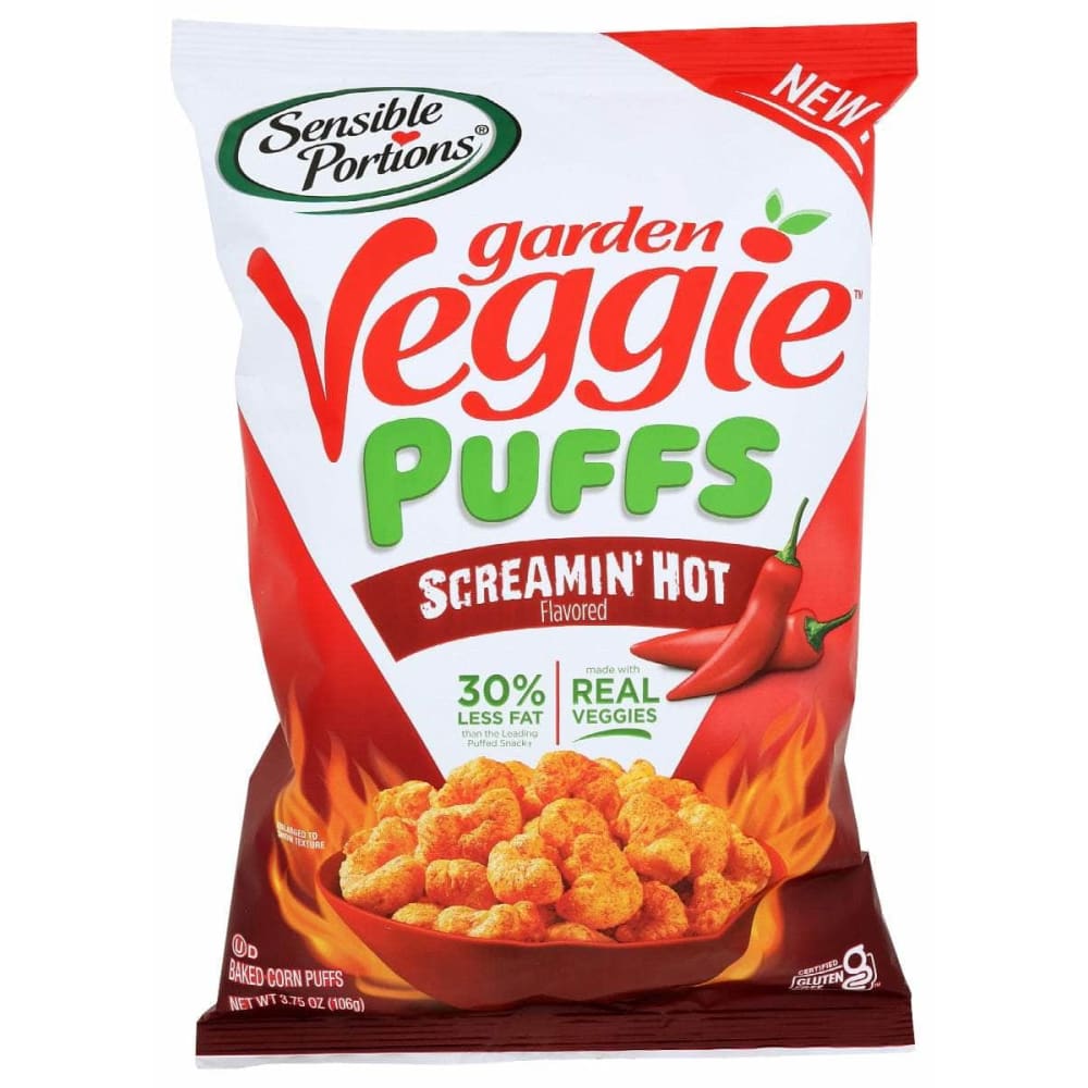 SENSIBLE PORTIONS SENSIBLE PORTIONS Garden Veggie Puffs Screamin Hot, 3.5 oz