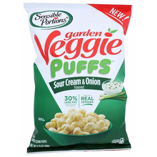 SENSIBLE PORTIONS SENSIBLE PORTIONS Garden Veggie Puffs Sour Cream And Onion, 3.75 oz