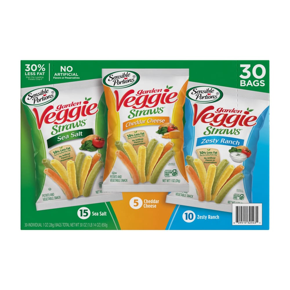 Sensible Portions Sensible Portions Garden Veggie Straws Variety Snack Pack 30 pk./1 oz. - Home/Grocery Household & Pet/Canned & Packaged