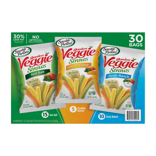 Sensible Portions Sensible Portions Garden Veggie Straws Variety Snack Pack 30 pk./1 oz. - Home/Grocery Household & Pet/Canned & Packaged
