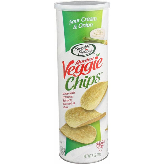 SENSIBLE PORTIONS SENSIBLE PORTIONS Sour Cream And Onion Garden Veggie Chips, 5 oz