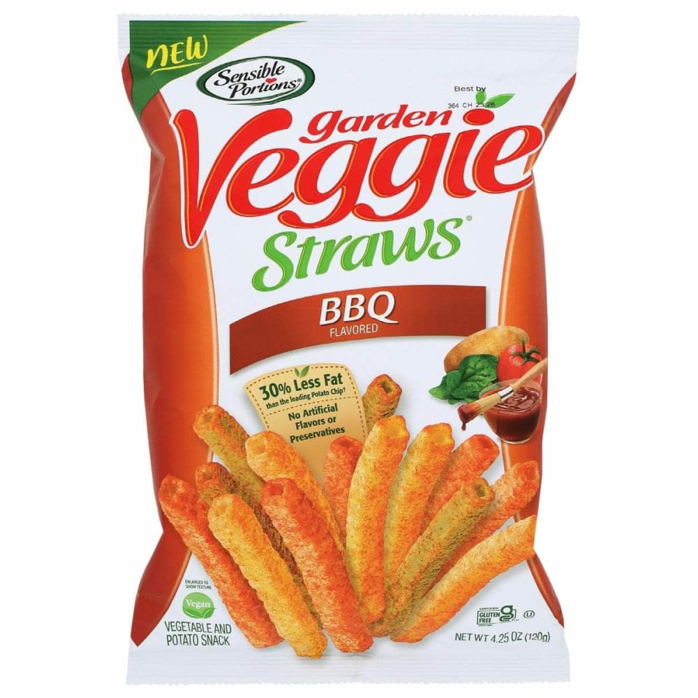 SENSIBLE PORTIONS SENSIBLE PORTIONS Straw Veggie Bbq, 4.25 oz