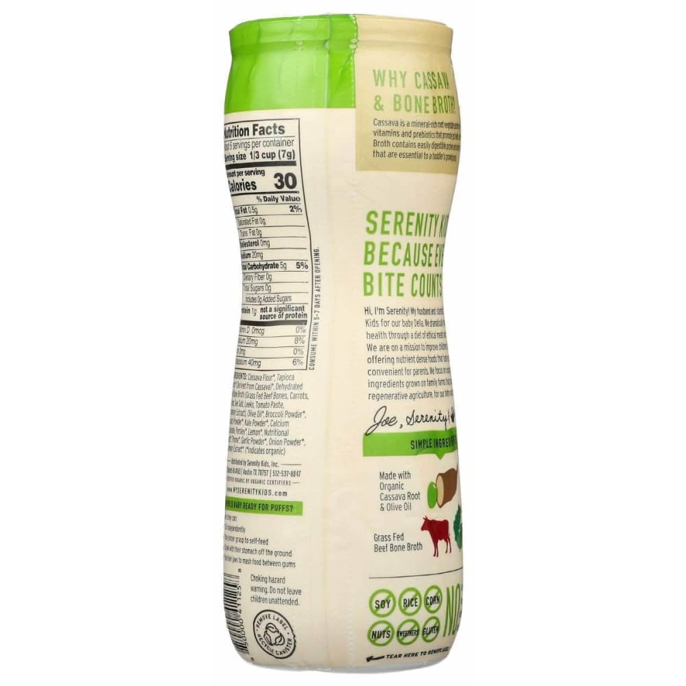 SERENITY KIDS Serenity Kids Puff Broccoli Spinach, 1.5 Oz