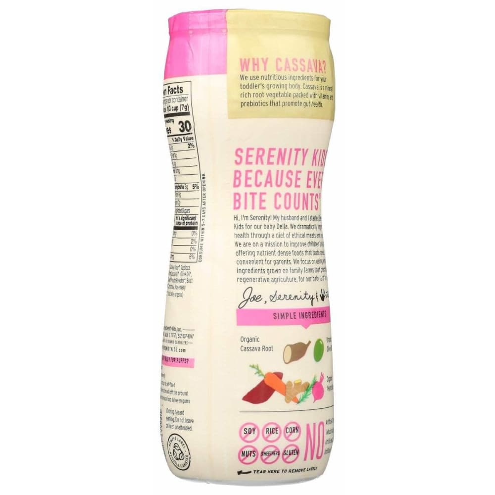 SERENITY KIDS Serenity Kids Toddler Puffs Carrot Beet, 1.5 Oz