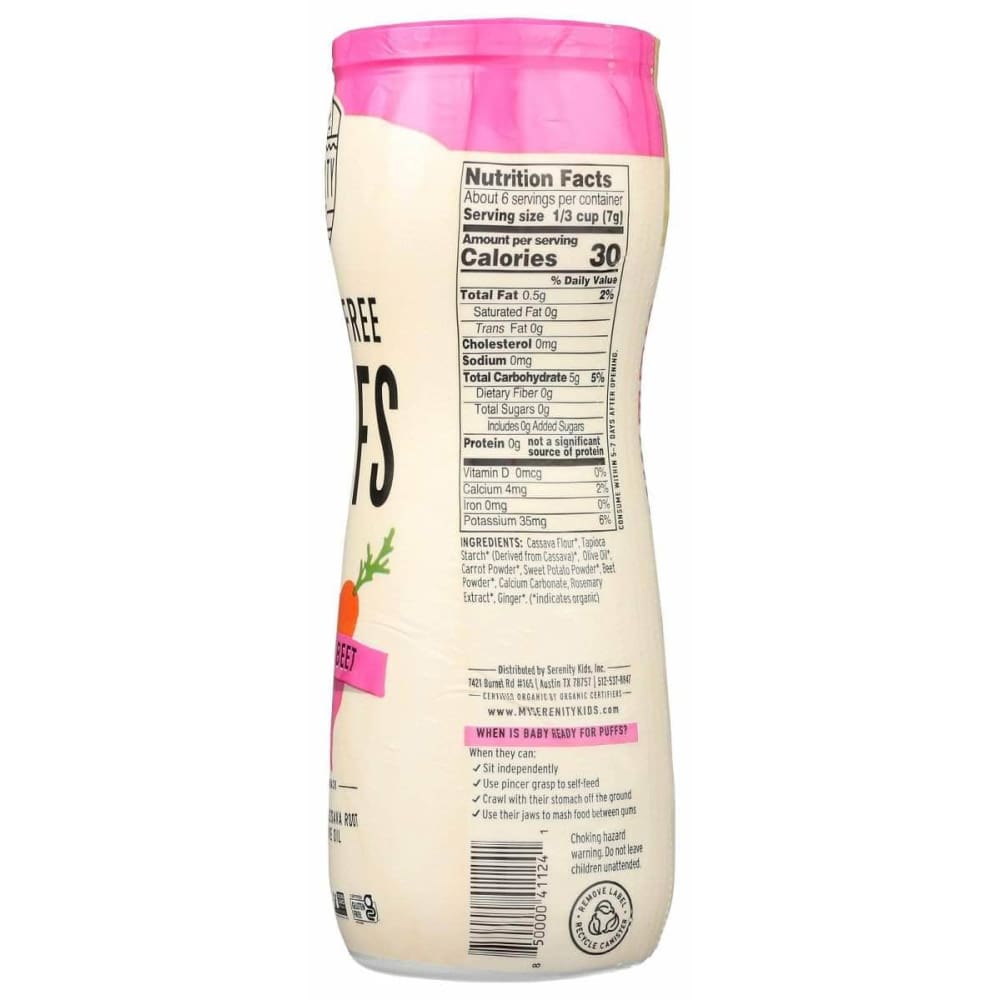 SERENITY KIDS Serenity Kids Toddler Puffs Carrot Beet, 1.5 Oz