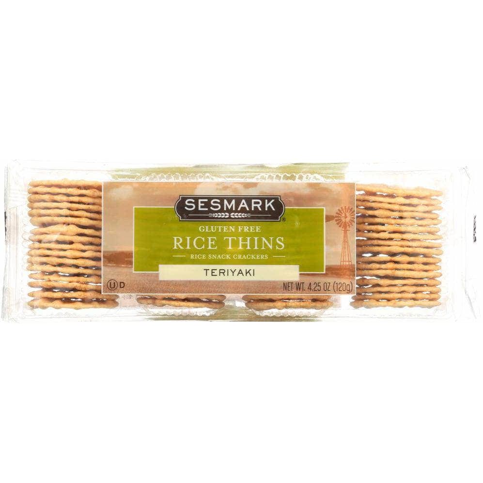 Sesmark Sesmark Rice Thins Teriyaki, 4.25 oz