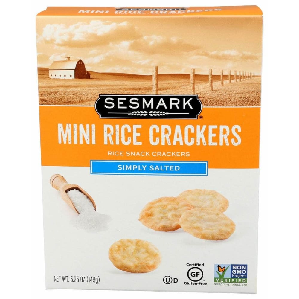 SESMARK SESMARK Simply Salted Mini Rice Crackers, 5.25 oz