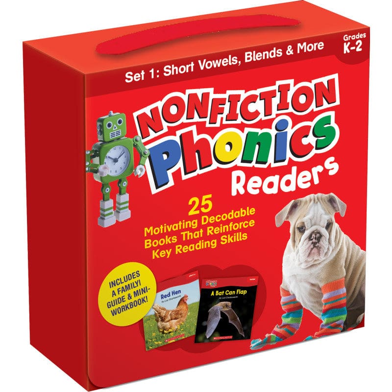 Set 1 Single Copy Phonics Readers Nonfiction (Pack of 2) - Learn To Read Readers - Scholastic Teaching Resources