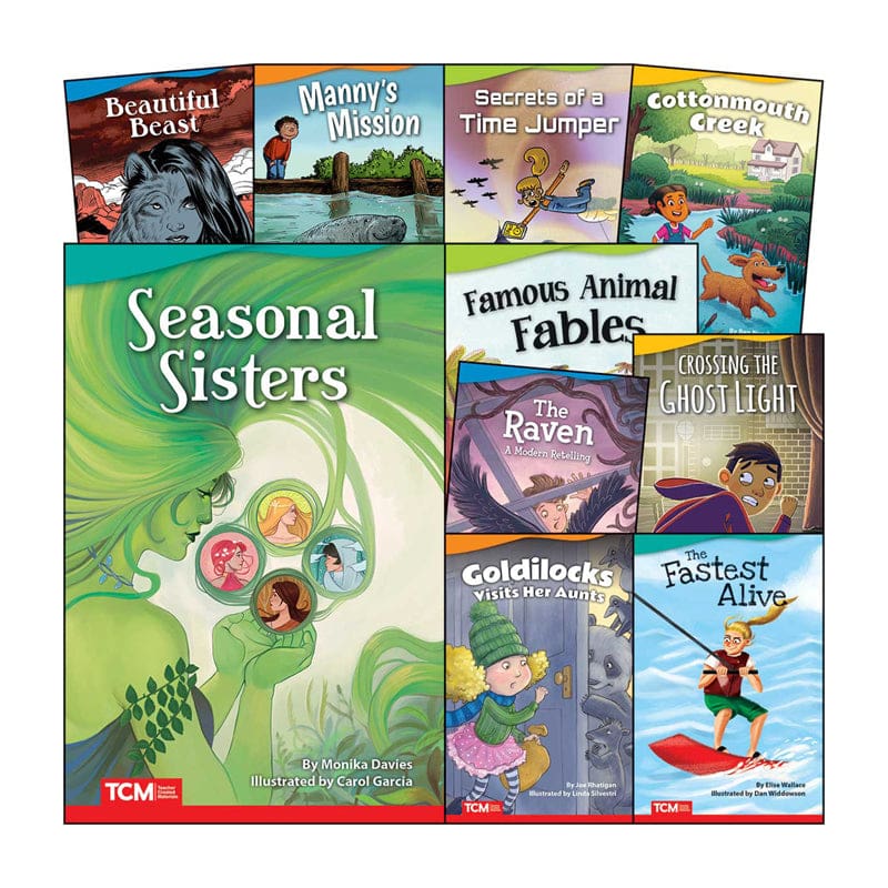 Set 2 Literary Text Grade 4 10 Book Set - Classroom Favorites - Shell Education