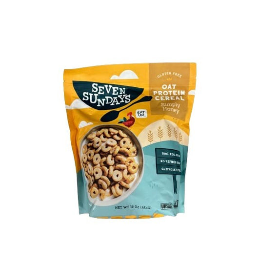 Seven Sundays Oat Protein Cereal Simply Honey 16 oz. - Seven Sundays