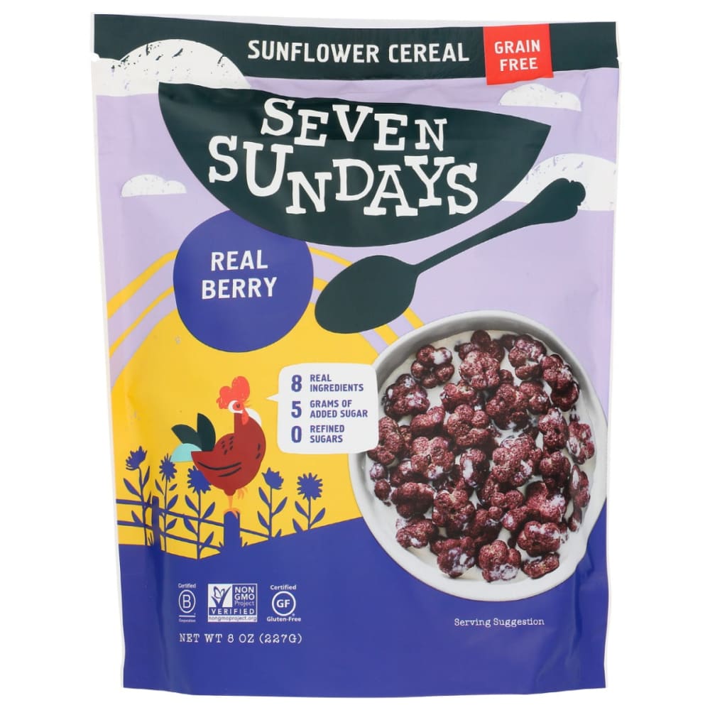 SEVEN SUNDAYS: Real Berry Sunflower Cereal 8 oz (Pack of 3) - Grocery > Breakfast > Breakfast Foods - SEVEN SUNDAYS