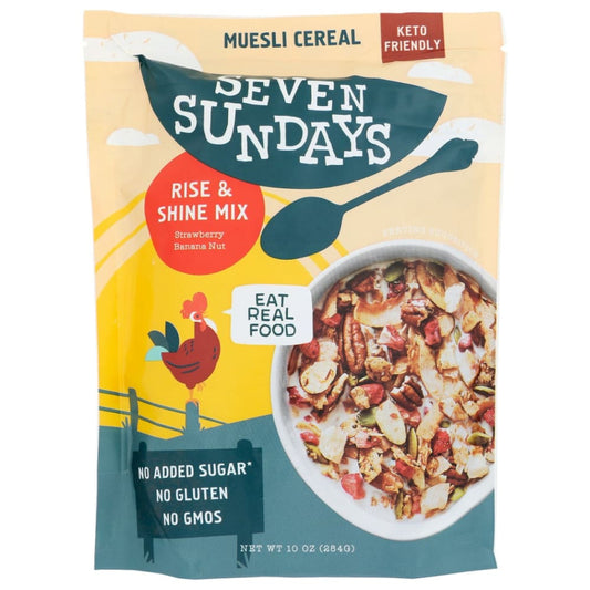 SEVEN SUNDAYS: Strawberry Banana Rise and Shine Mix 10 oz (Pack of 3) - Grocery > Breakfast > Breakfast Foods - SEVEN SUNDAYS