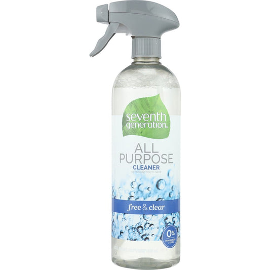 SEVENTH GENERATION: All Purpose Cleaner Free and Clear 23 oz (Pack of 4) - Home Products > Cleaning Supplies - SEVENTH GENERATION