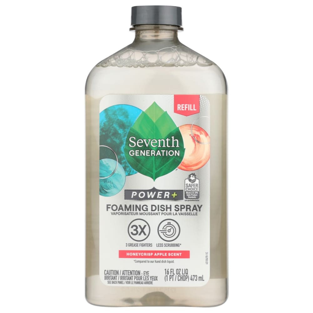 SEVENTH GENERATION: Honeycrisp Apple Foaming Dish Spray Refill 16 fo (Pack of 4) - Home Products > Dish Detergent - SEVENTH GENERATION