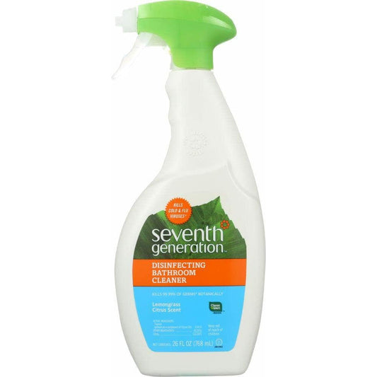 SEVENTH GENERATION Seventh Generation Lemongrass Citrus Scent Disinfecting Bathroom Cleaner, 26 Oz
