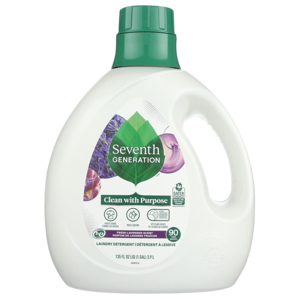 SEVENTH GENERATION: Liquid Laundry Detergent Fresh Lavender 135 fo - Home Products > Laundry Detergent - SEVENTH GENERATION