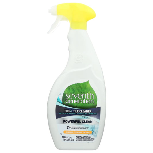 SEVENTH GENERATION: Tub and Tile Cleaner Emerald Cypress and Fir 26 oz (Pack of 4) - Home Products > Cleaning Supplies - SEVENTH GENERATION