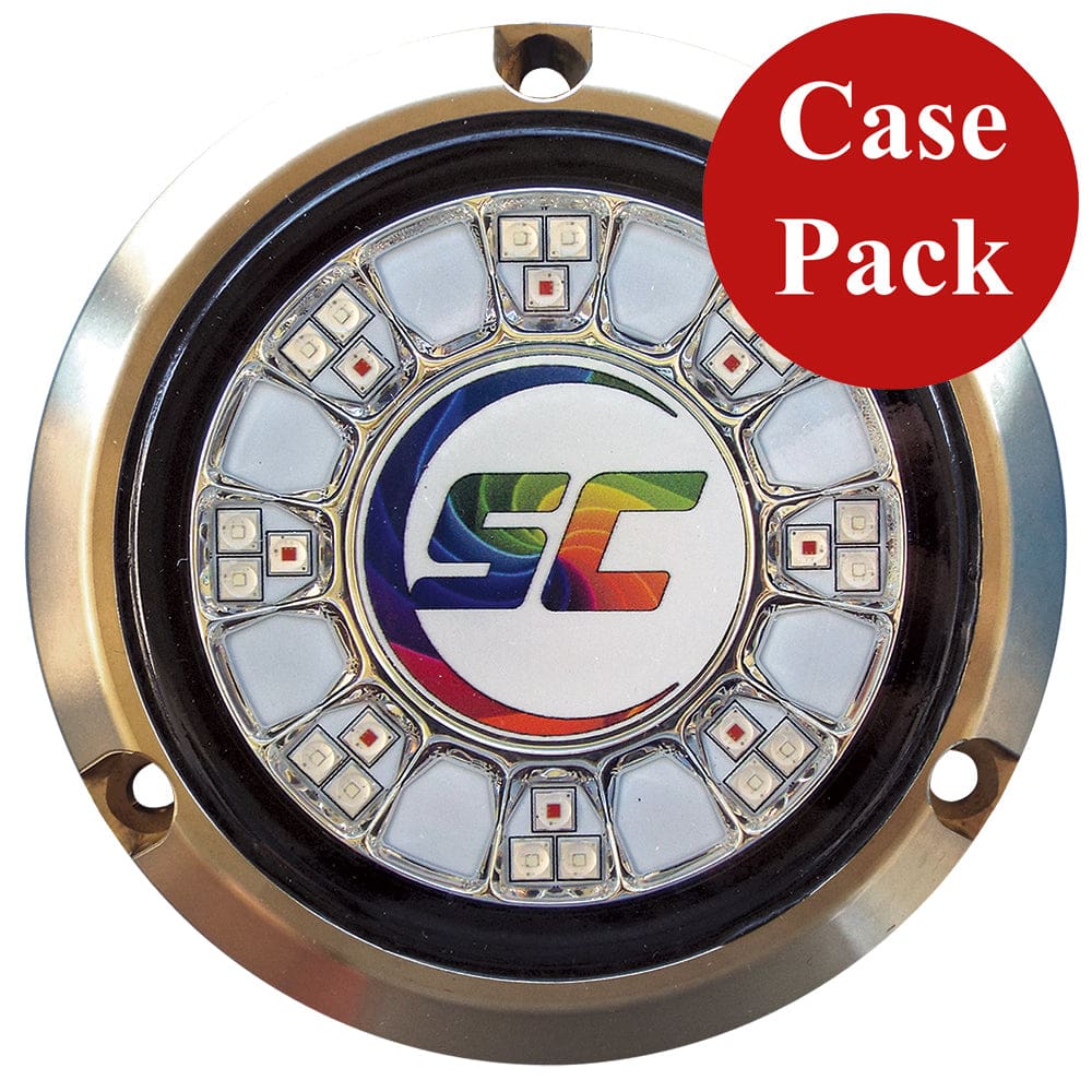 Shadow- Caster SCR-24 Bronze Underwater Light - 24 LEDs - Full Color Changing - *Case of 4* - Lighting | Underwater Lighting - Shadow-Caster