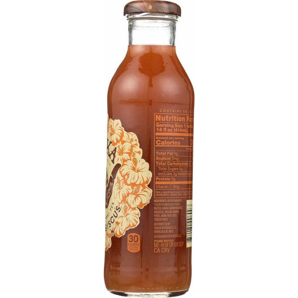 Shaka Tea Shaka Tea Tea Mango Hibiscus, 14 oz