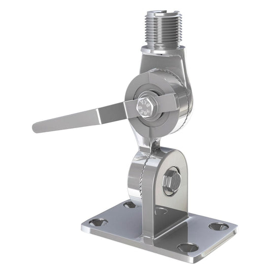 Shakespeare 4187HD Stainless Steel Heavy Duty Ratchet Mount - Communication | Antenna Mounts & Accessories - Shakespeare
