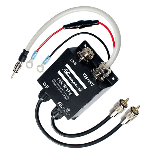 Shakespeare 5257-S Antenna Splitter f/ VHF Radio AIS Receiver & AM/ FM Stereo - Entertainment | Accessories - Shakespeare