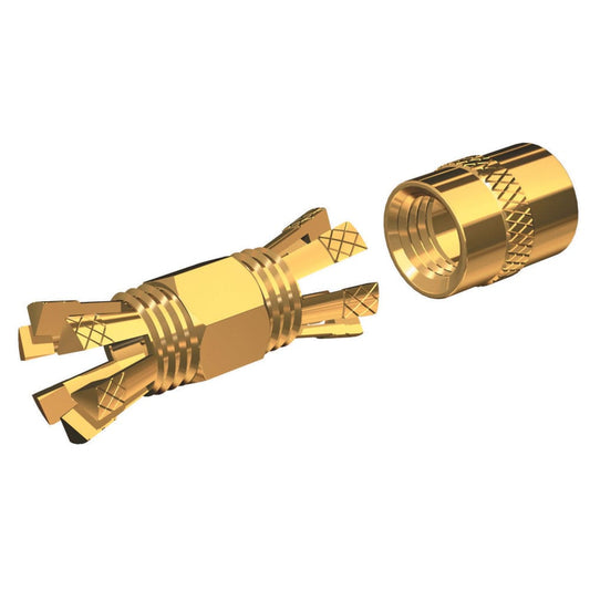 Shakespeare PL-258-CP-G Gold Splice Connector For RG-8X or RG-58/ AU Coax. - Communication | Accessories - Shakespeare
