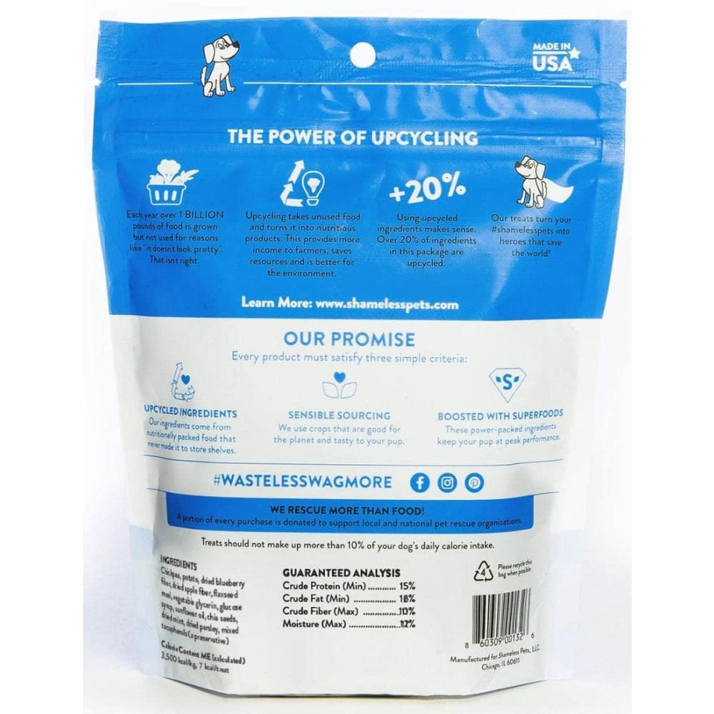 Shameless Pets Shameless Pets Blueberried Treasure Dog Treats, 5 oz