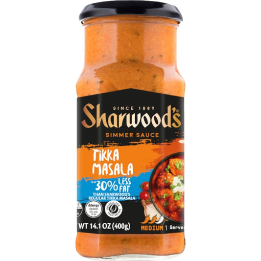 SHARWOODS: Reduced Fat Tikka Masala Simmer Sauce 400 gm (Pack of 4) - Grocery > Meal Ingredients > Sauces - SHARWOODS