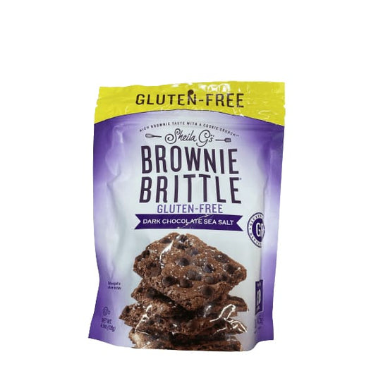 Sheila G's Sheila G'S Brownie Brittle Dark Chocolate Sea Salt Gluten Free, 4.5 oz Bag
