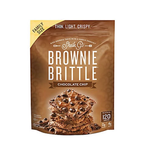 Sheila G’s Chocolate Chip Brownie Brittle 14 oz. - Home/Grocery/Specialty Shops/Gaming Snacks/ - Sheila G’s