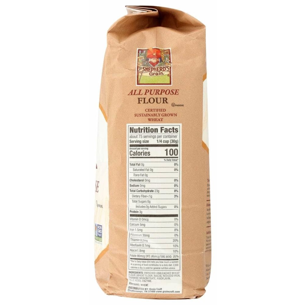 SHEPHERDS GRAIN Grocery > Cooking & Baking > Flours SHEPHERDS GRAIN: Flour All Purpose, 5 lb