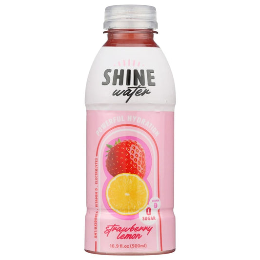 SHINEWATER: Strawberry Lemon Water 16.9 fo (Pack of 5) - Grocery > Beverages > Water - SHINEWATER