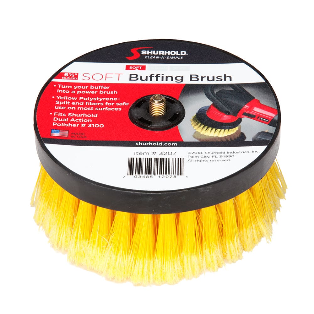 Shurhold 6-½ Soft Brush f/ Dual Action Polisher - Winterizing | Cleaning,Boat Outfitting | Cleaning - Shurhold