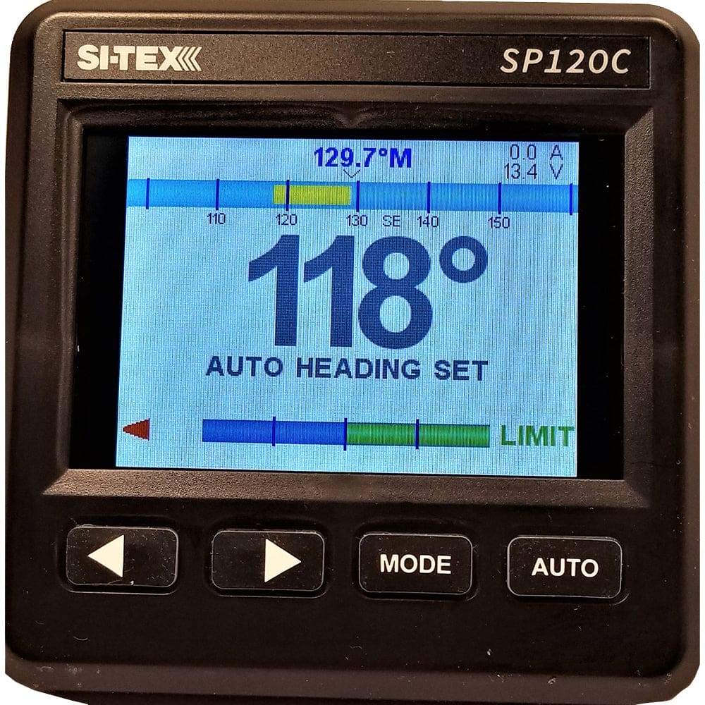 SI-TEX SP-120 Color System w/ Virtual Feedback & 9CI Pump - Marine Navigation & Instruments | Autopilots - SI-TEX