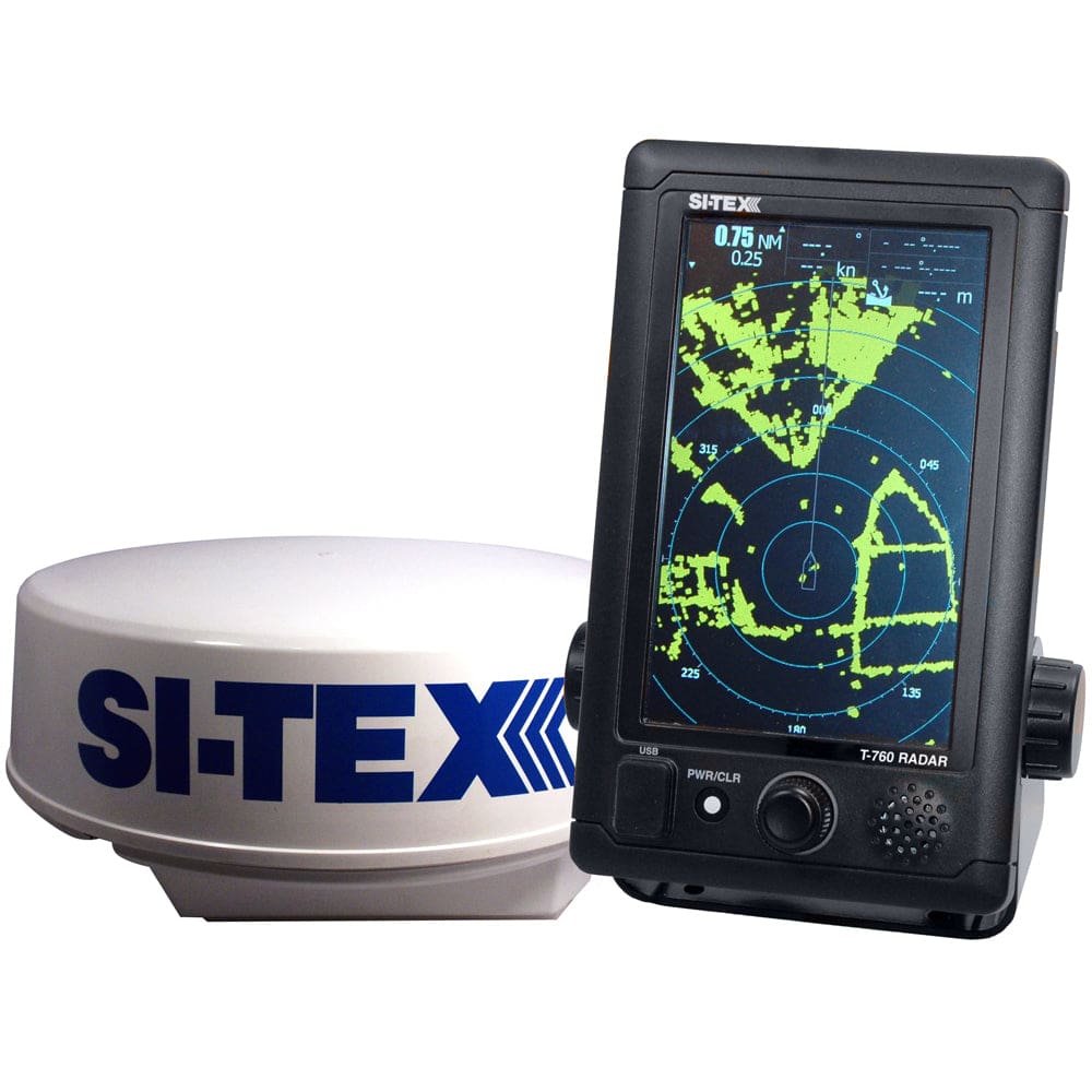 SI-TEX T-760 Compact Color Radar w/ 4kW 18 Dome - 7 Touchscreen - Marine Navigation & Instruments | Radars - SI-TEX